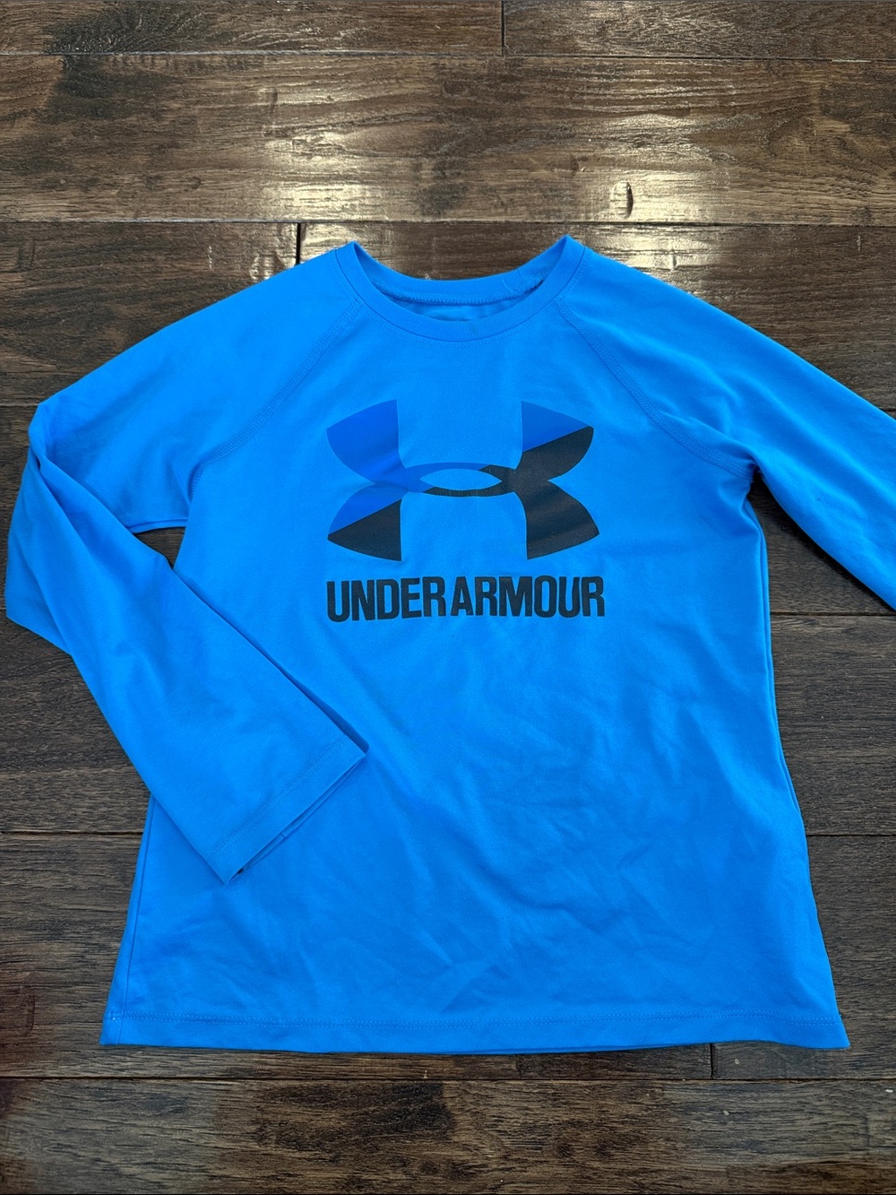 Under Armour Royal Blue Long Sleeve Logo Tee
